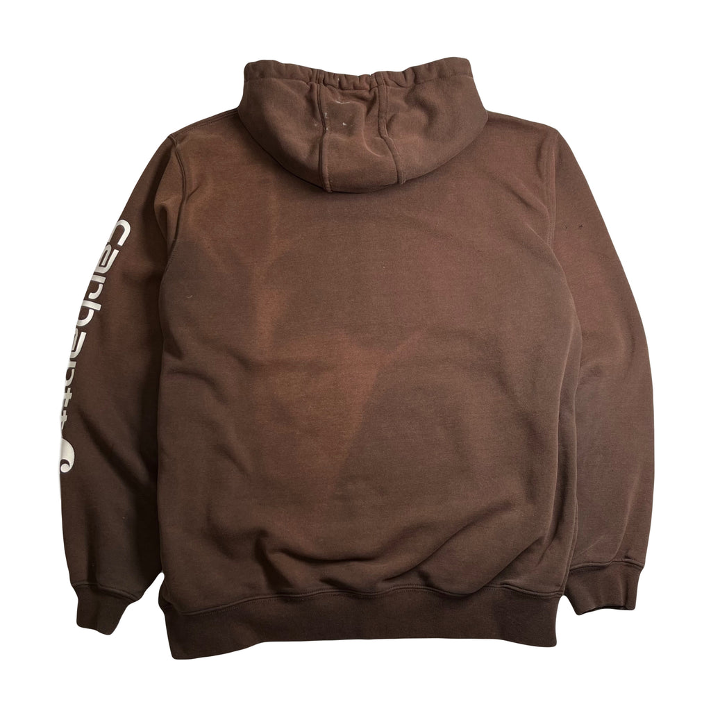 Carhartt Distressed Spellout Hoodie L