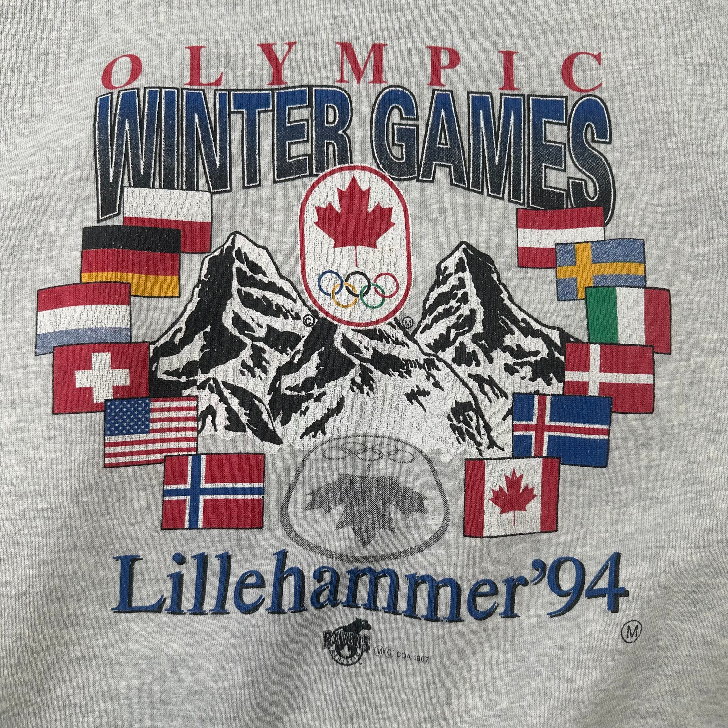 1994 Lillehammer Olympic Winter Games Crewneck XL