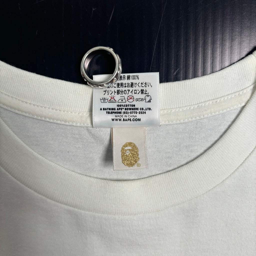 A Bathing Ape Shark Head Graphic Tee L