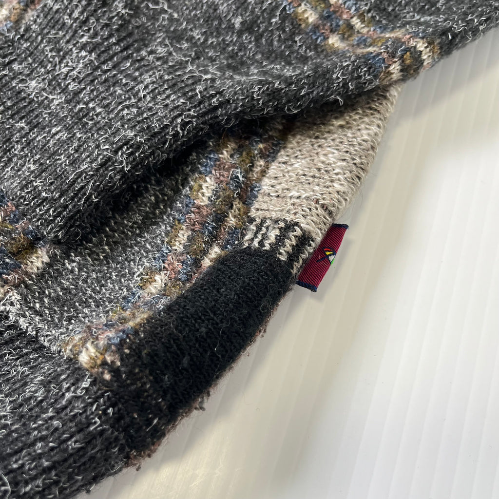 Vintage Arnold Palmer Patchwork Knit Sweater L