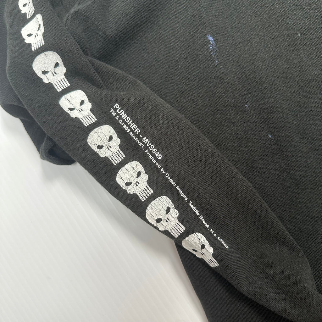 1993 Marvel Punisher Thrashed Longsleeve Shirt M