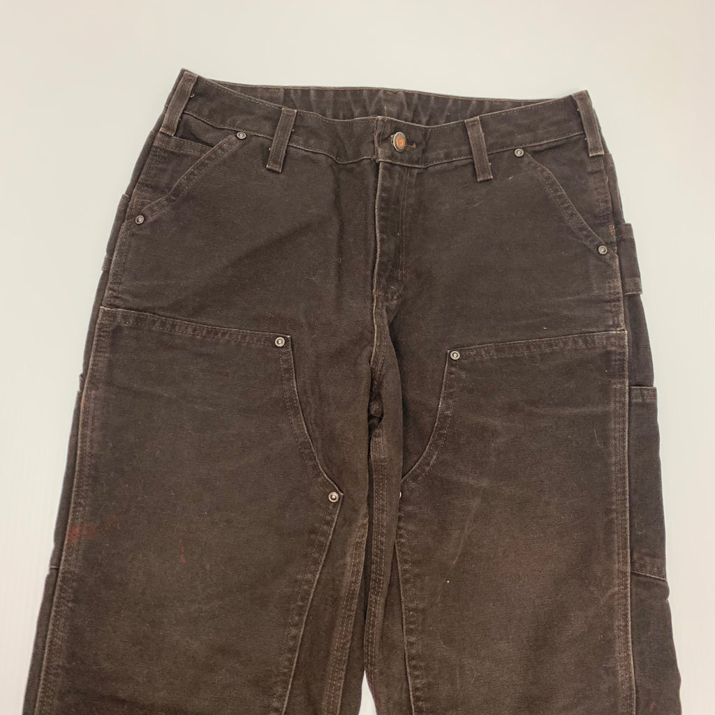 Carhartt Brown Double Knee Denim 29x30 0195