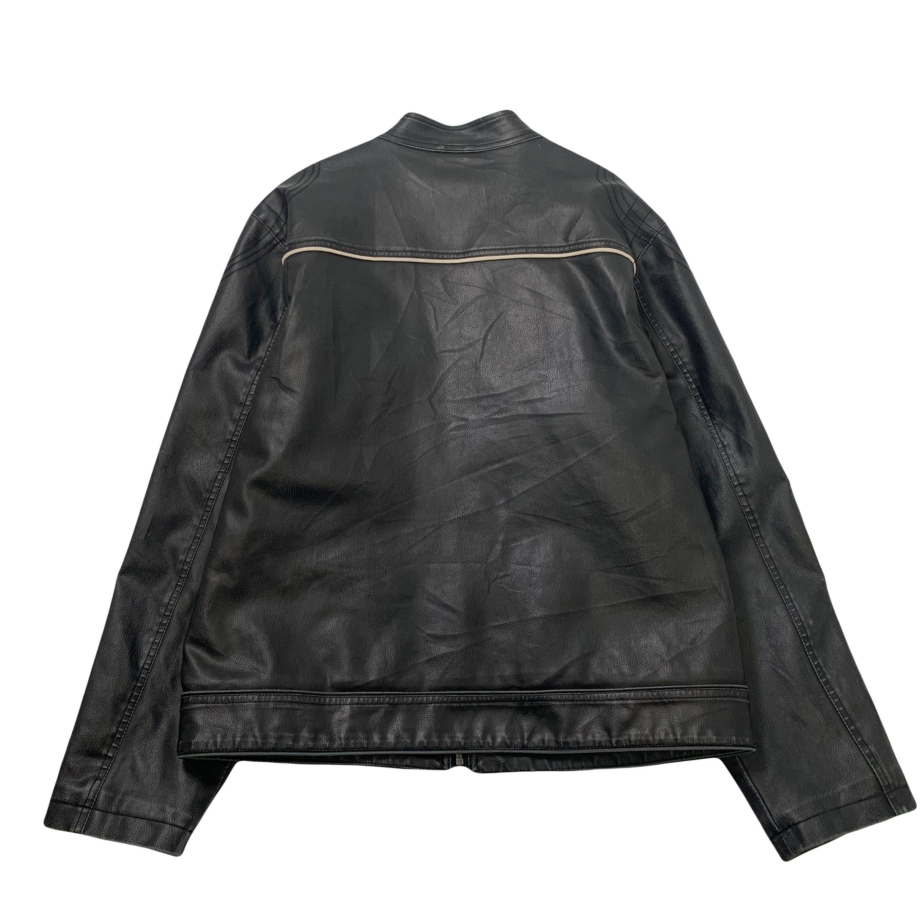 Whispering Smith Leather Moto Jacket L