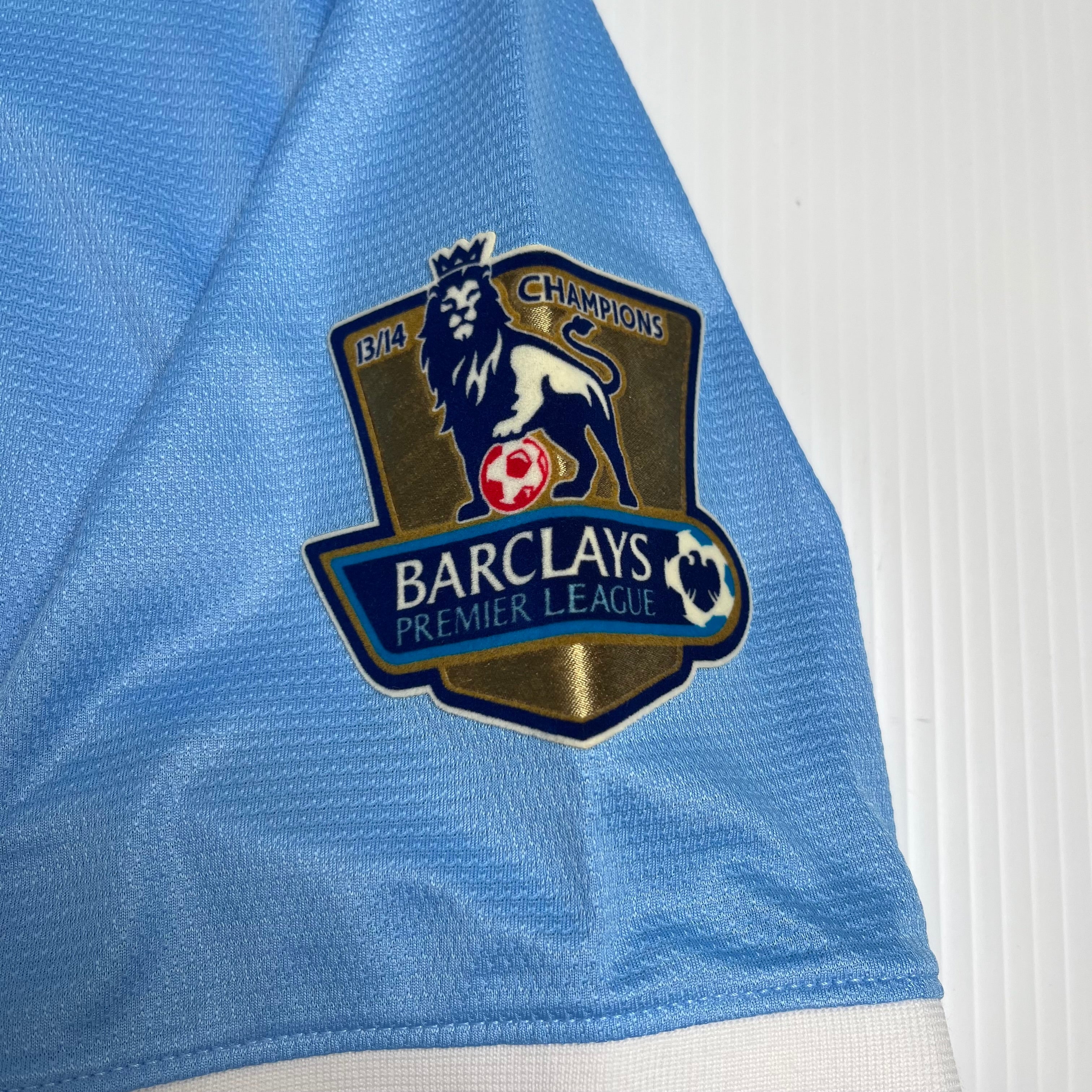 2013-14 Nike Manchester City Silva Home Kit M