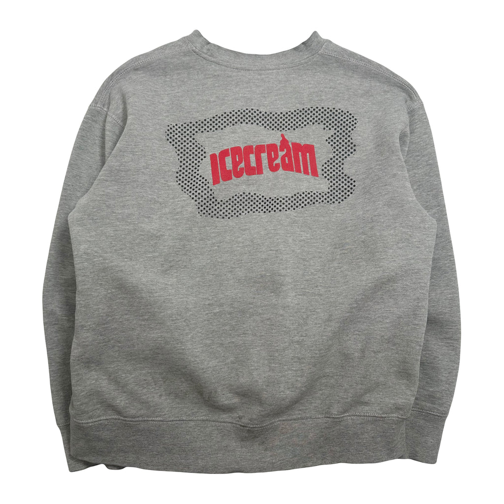 Ice Cream Running Dog Graphic Crewneck L
