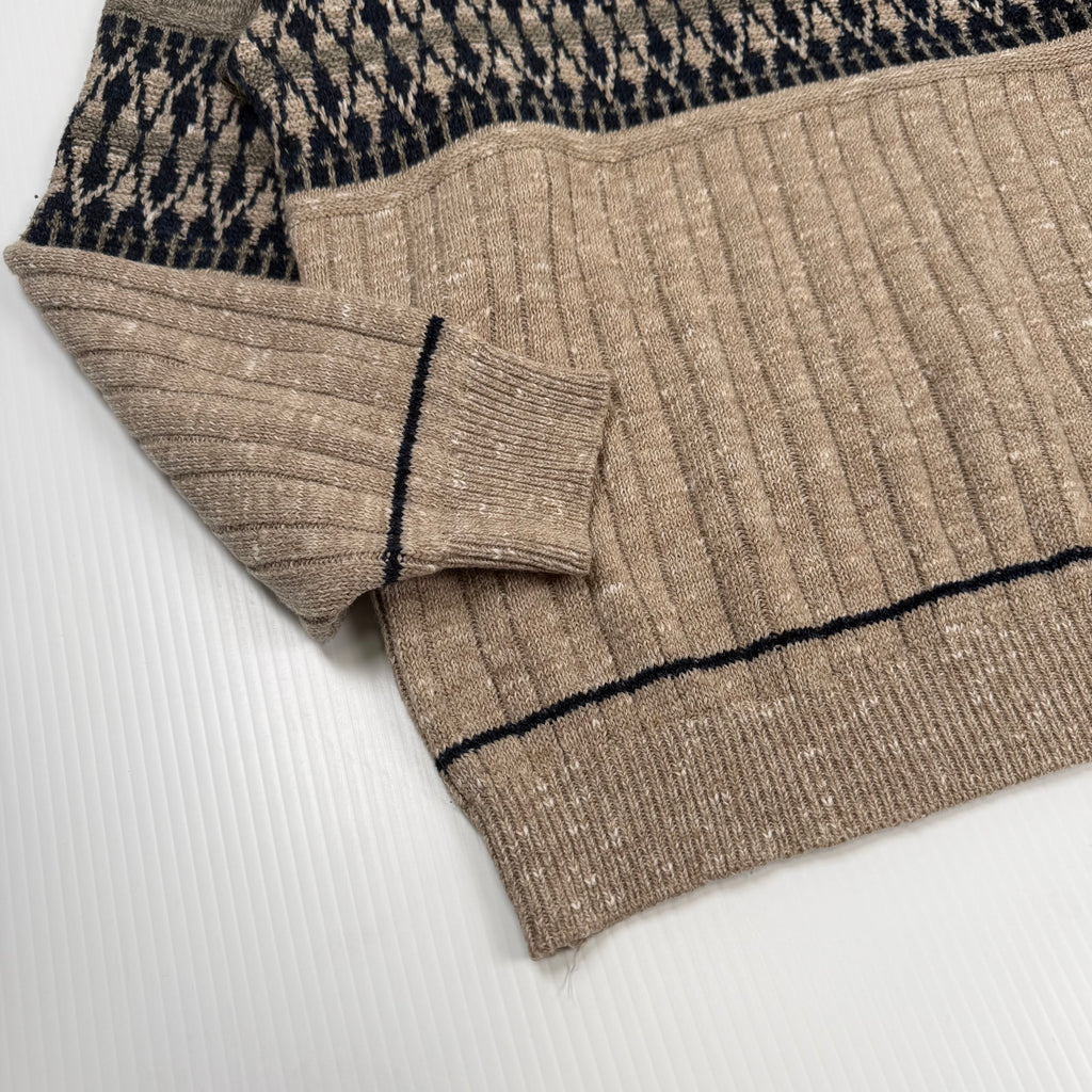 Vintage Cherokee Pattern Knit Sweater L