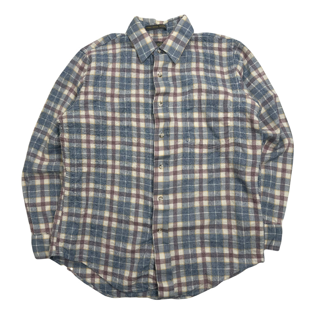 Vintage Viyella Wool Blend Button Up Shirt M