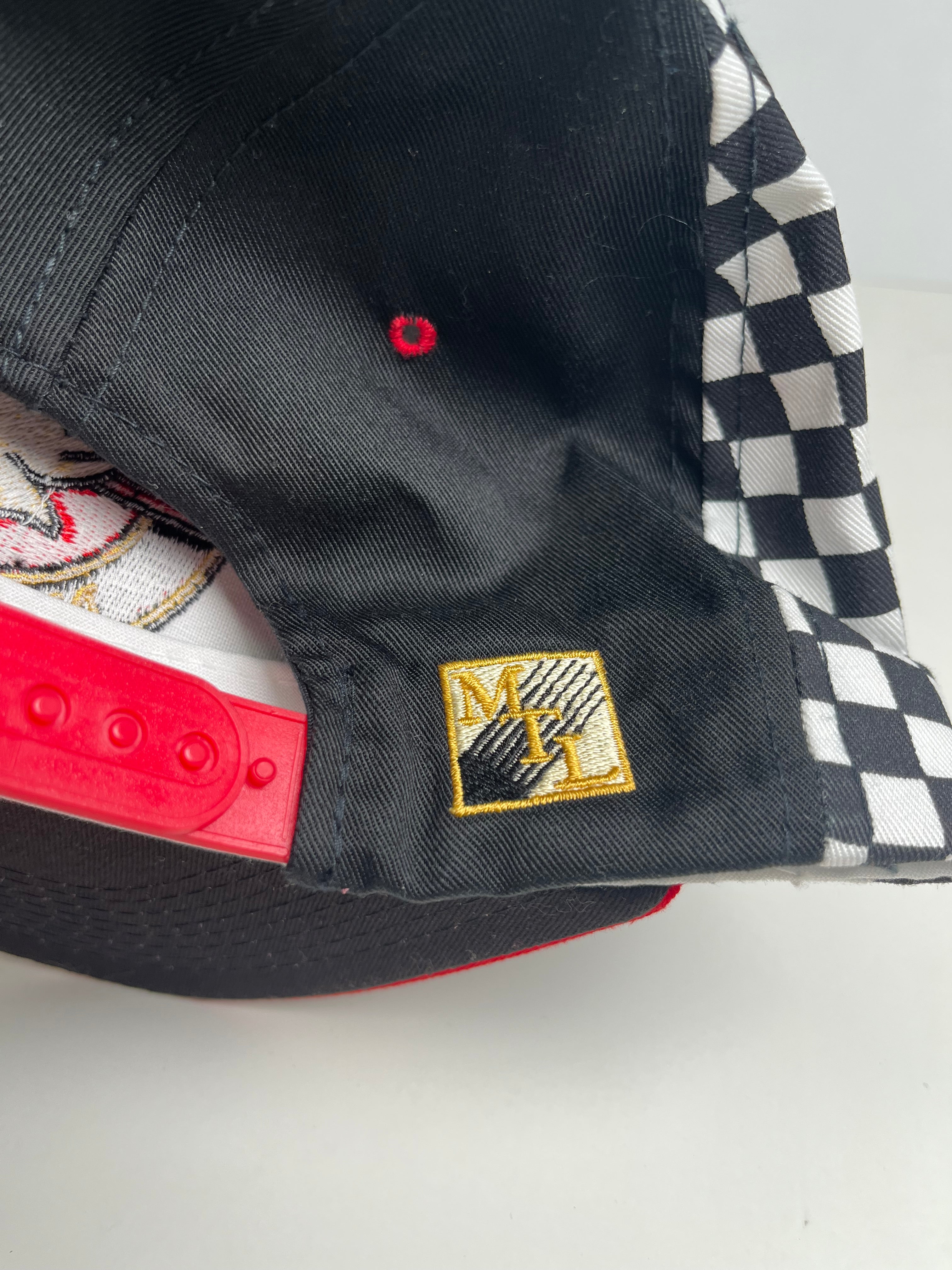 Vintage Winston Cup Nascar Checkered Snapback