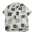 Vintage Cristobal Balenciaga Floral Short Sleeve Button Up XL