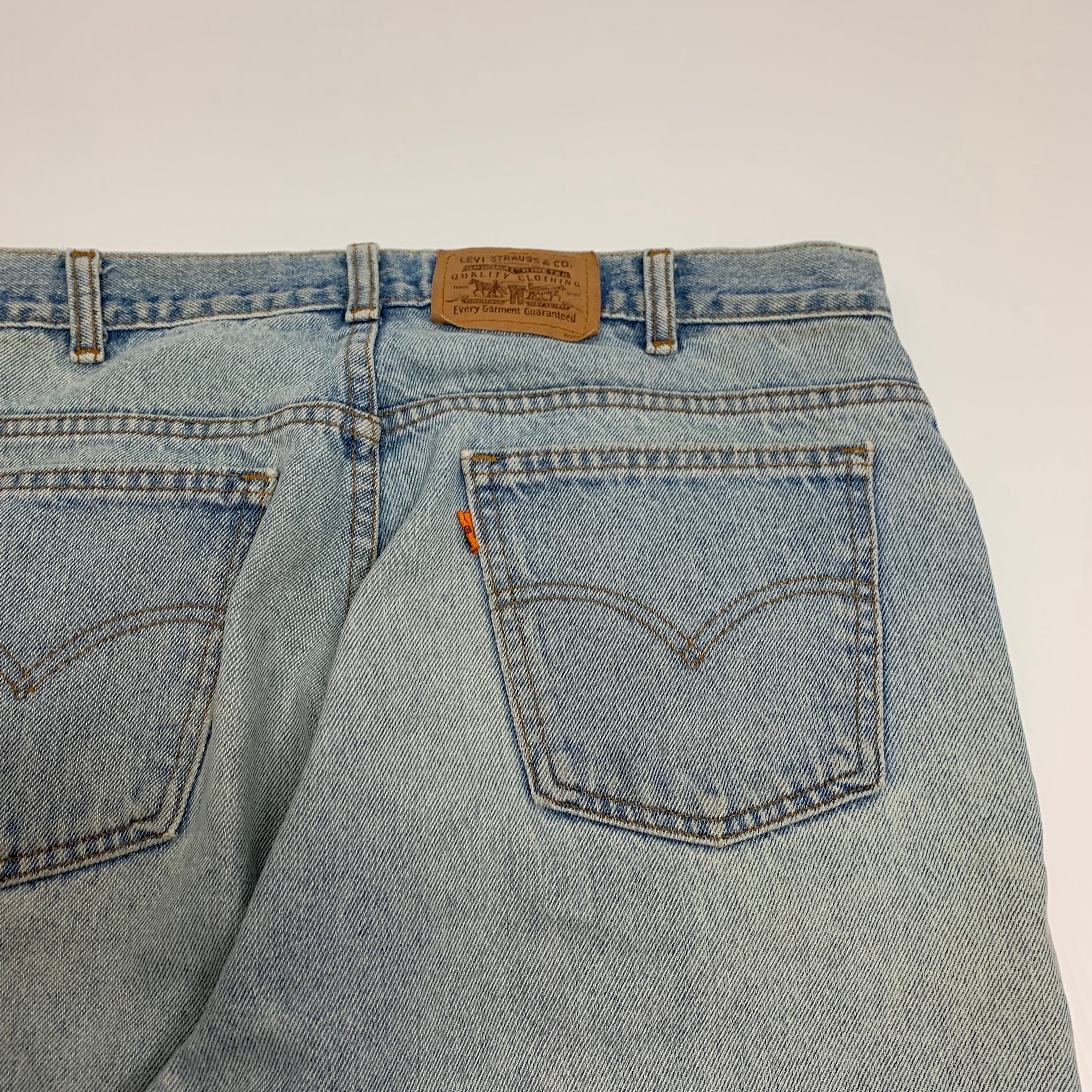Vintage Light Wash Levi’s Orange Tab 34x34