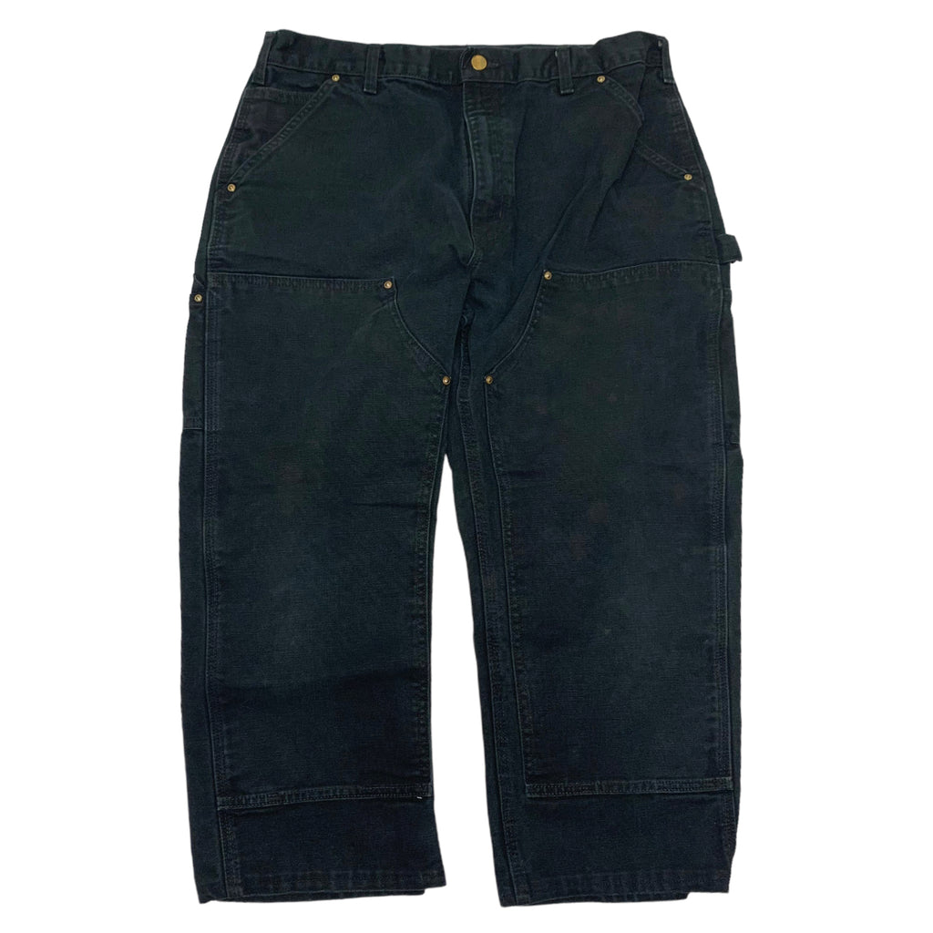 Carhartt Black Double Knee Denim 36x32 0411