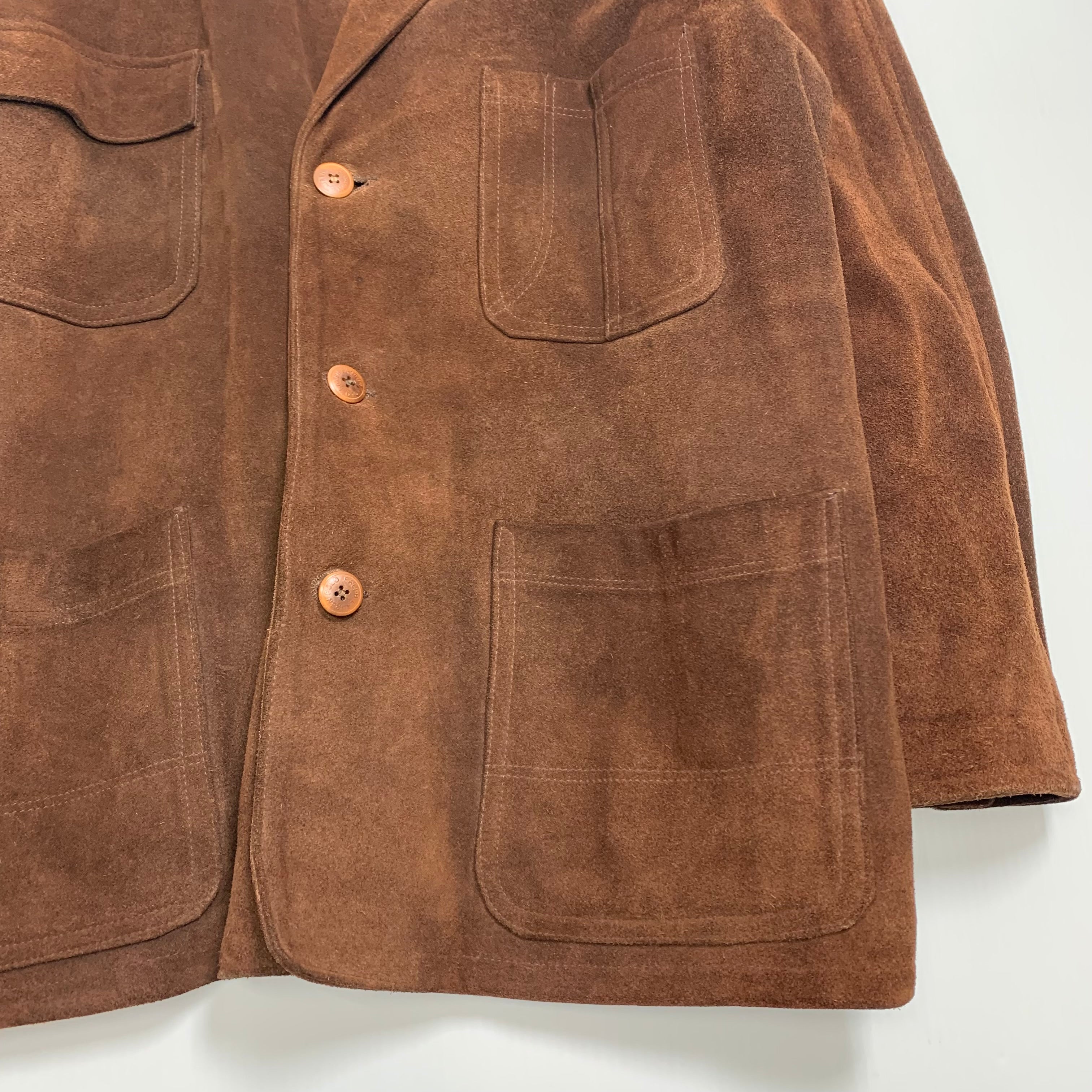 Vintage Polo Ralph Lauren Leather Coat Jacket XL