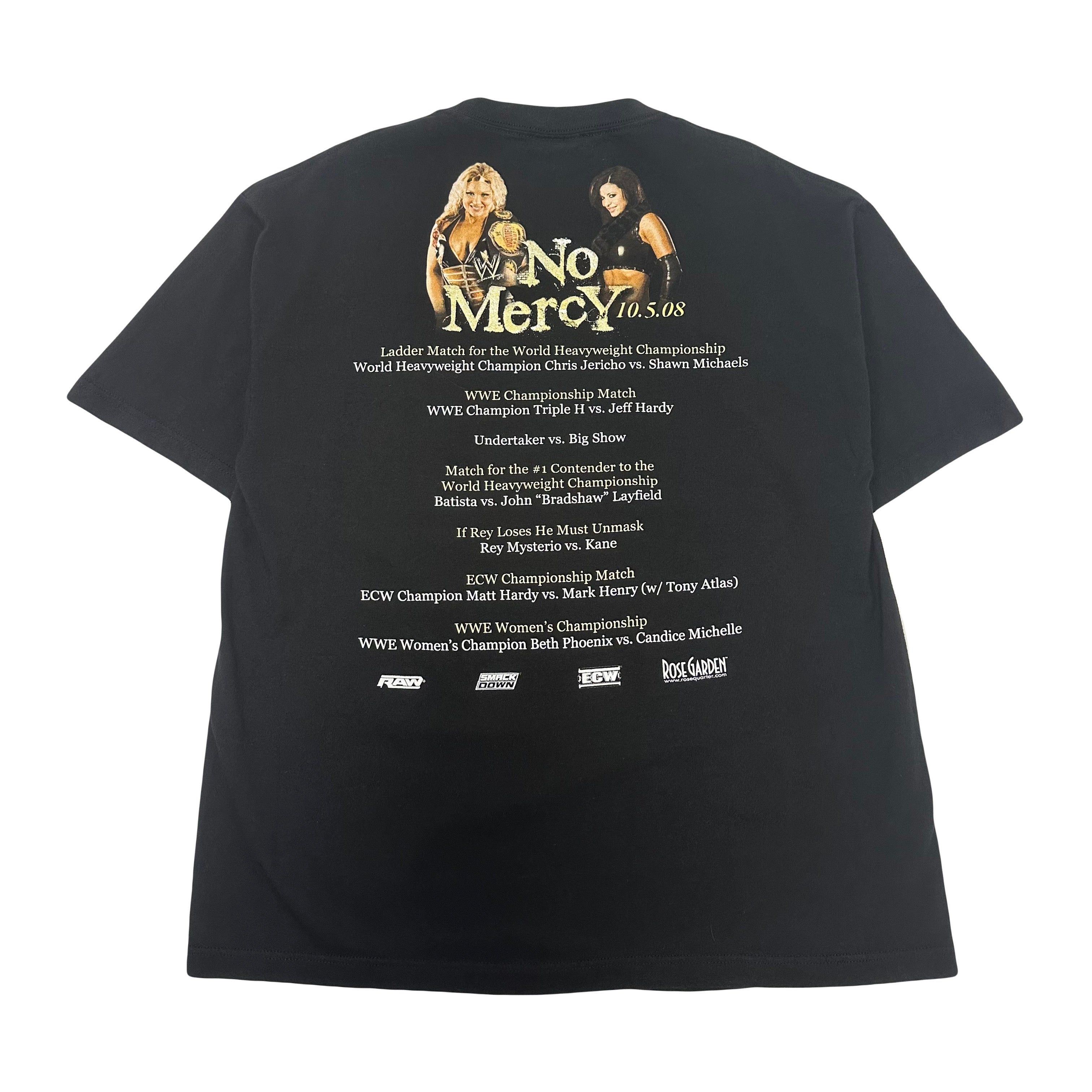 2008 WWE No Mercy Wrestling Tee XL