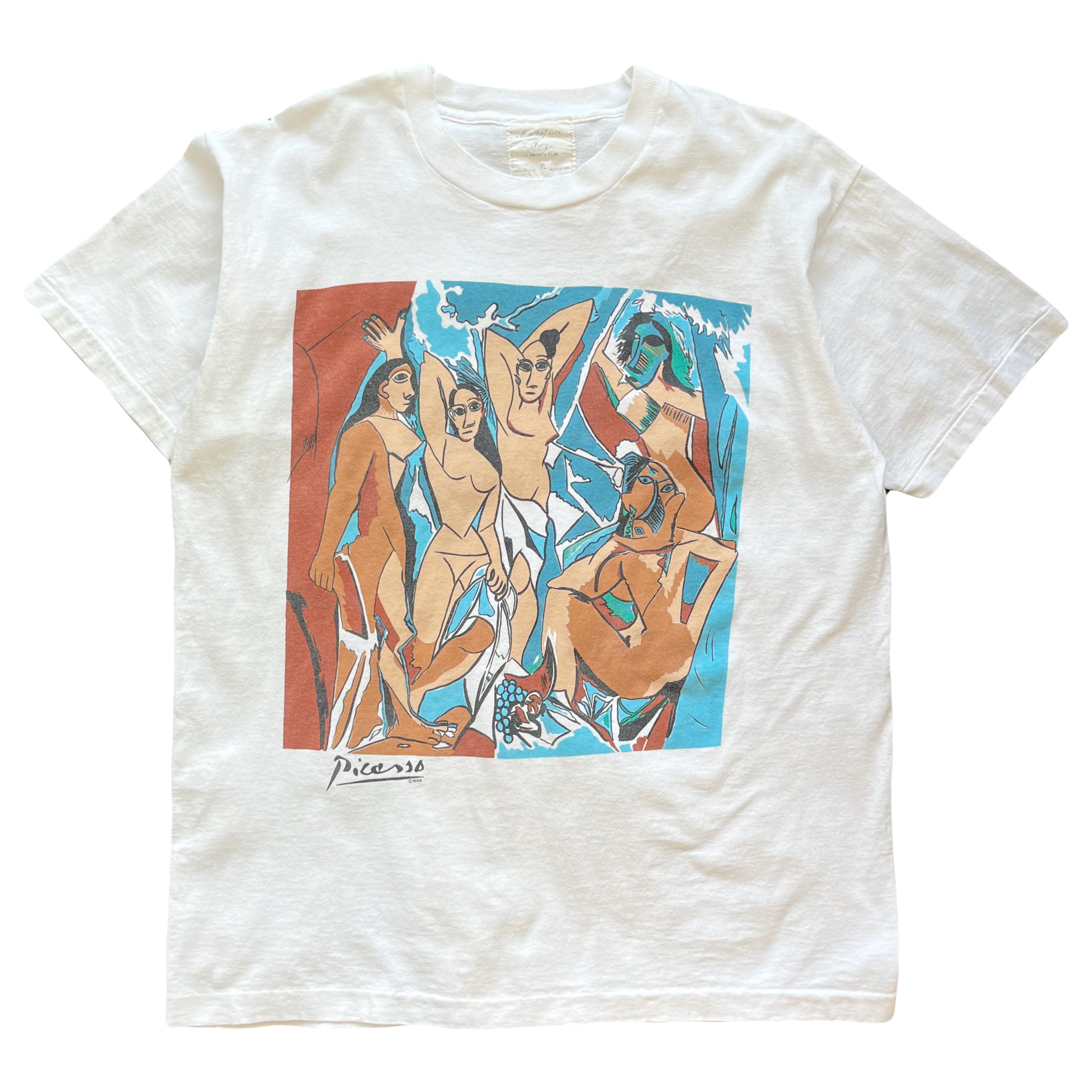 1988 Picasso Les Demoiselles D'avignon Art Tee XL