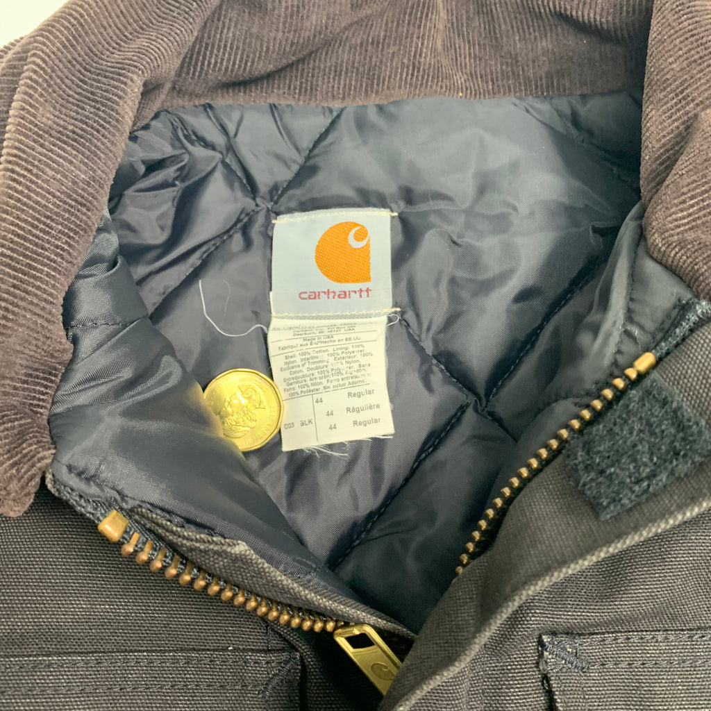 Carhartt Black Denim Chore Jacket L