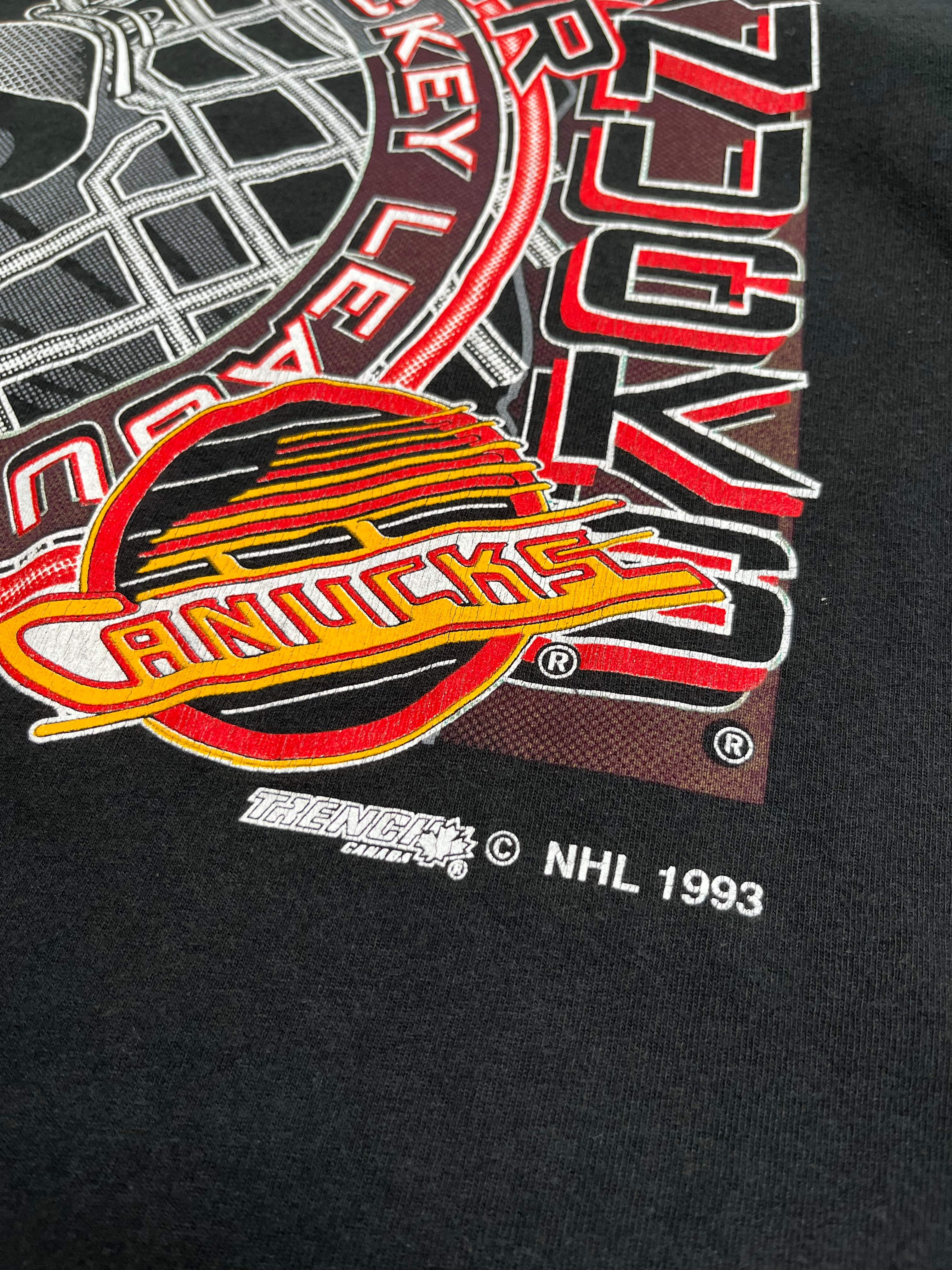 1993 Vancouver Canucks Puck Graphic Tee XXL