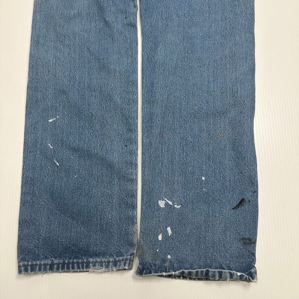 Vintage Wrangler Painted Denim Pants 37