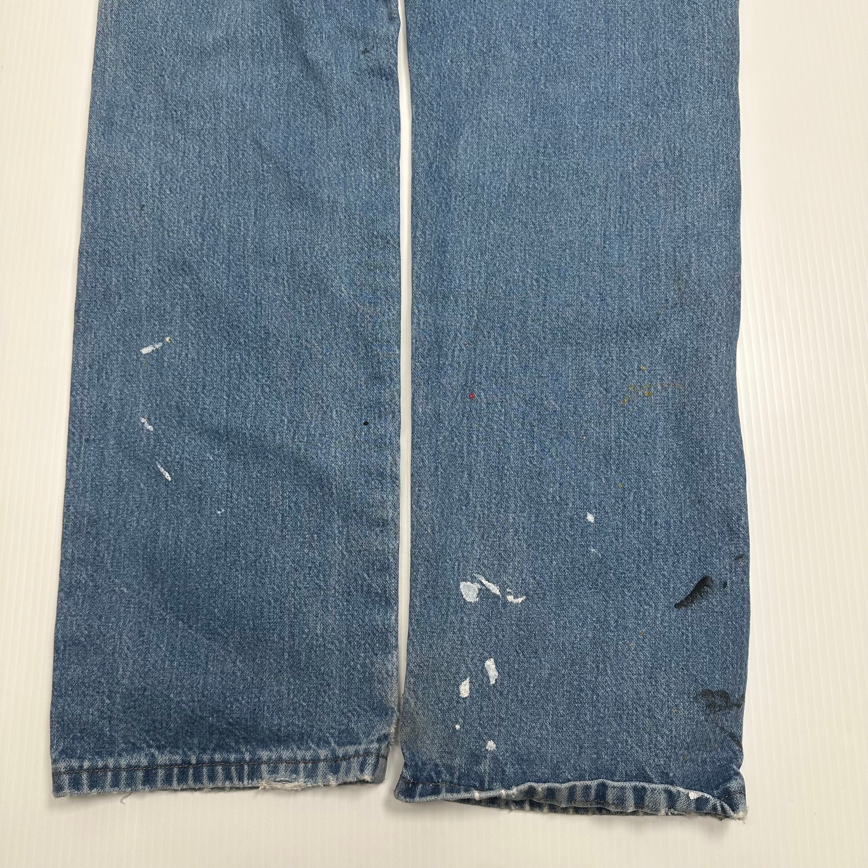 Vintage Wrangler Painted Denim Pants 37