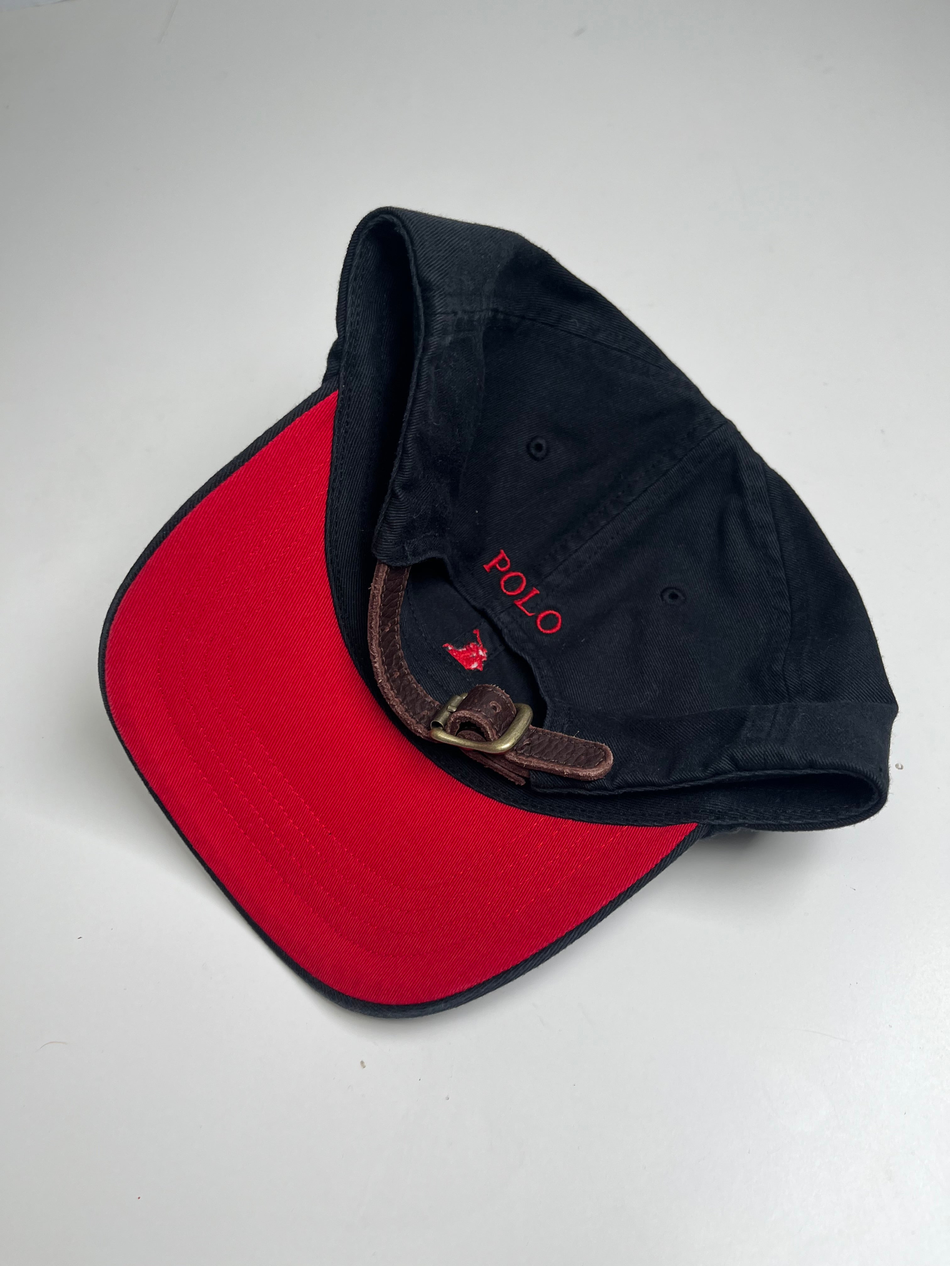Vintage Polo Ralph Lauren Leather Strap Hat