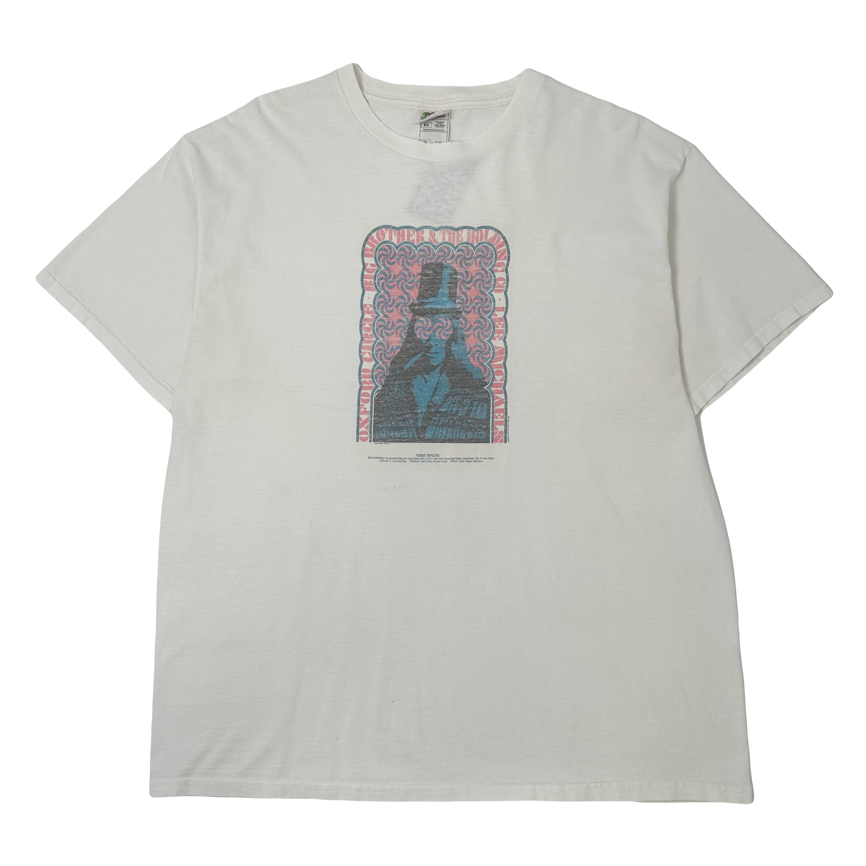 Oxford Circle Big Brother & The Holding Co. At Avalon Ballroom Art Concert Tee XL