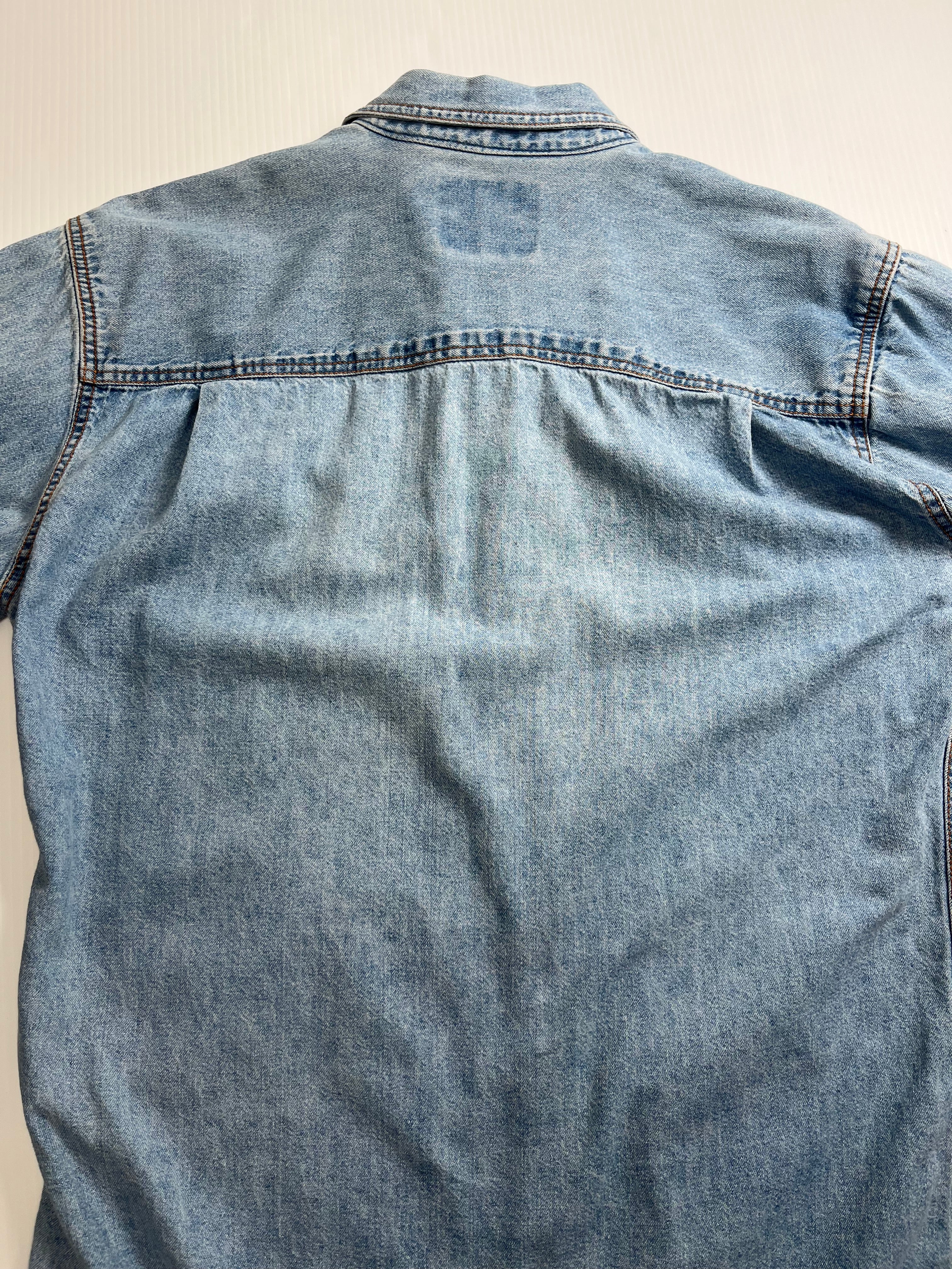 Vintage Levi's Orange Tab Medium Wash Button Up Shirt M
