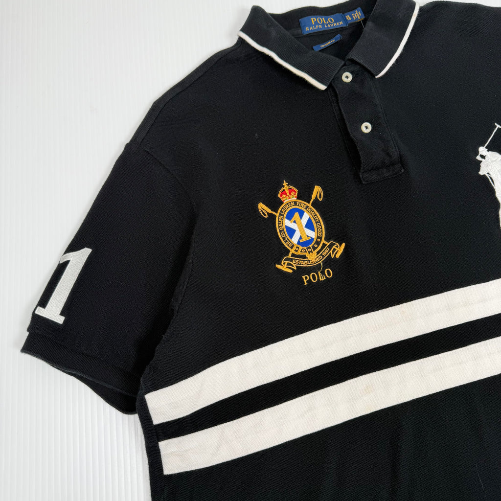Polo Ralph Lauren Big Logo Stripe Polo Shirt XL