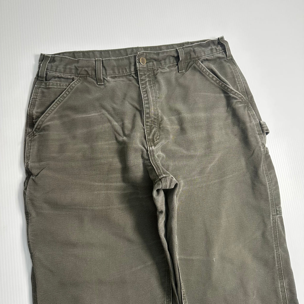 Vintage Carhartt Faded Carpenter Denim 35