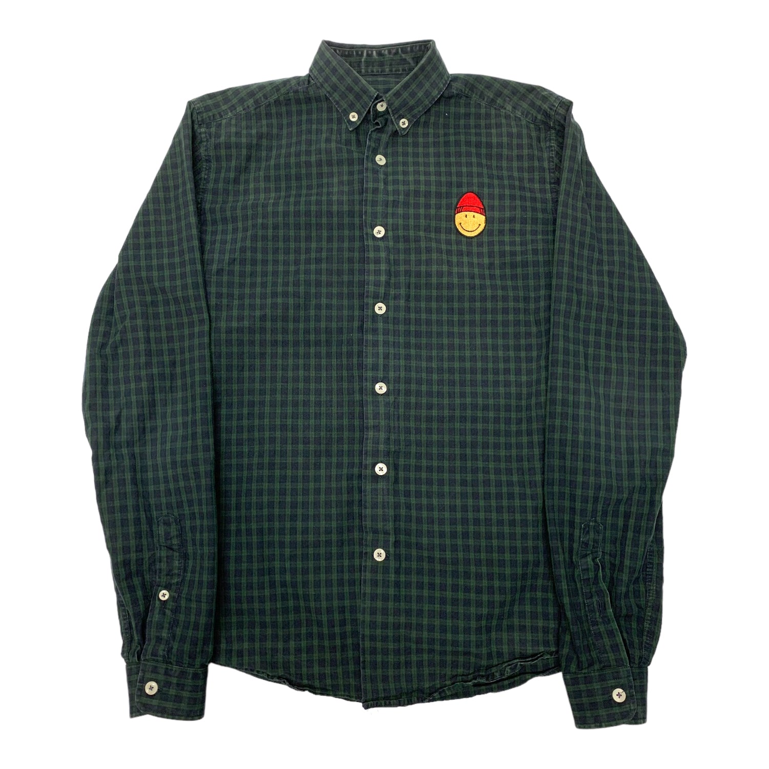 Ami Plaid Button Up M