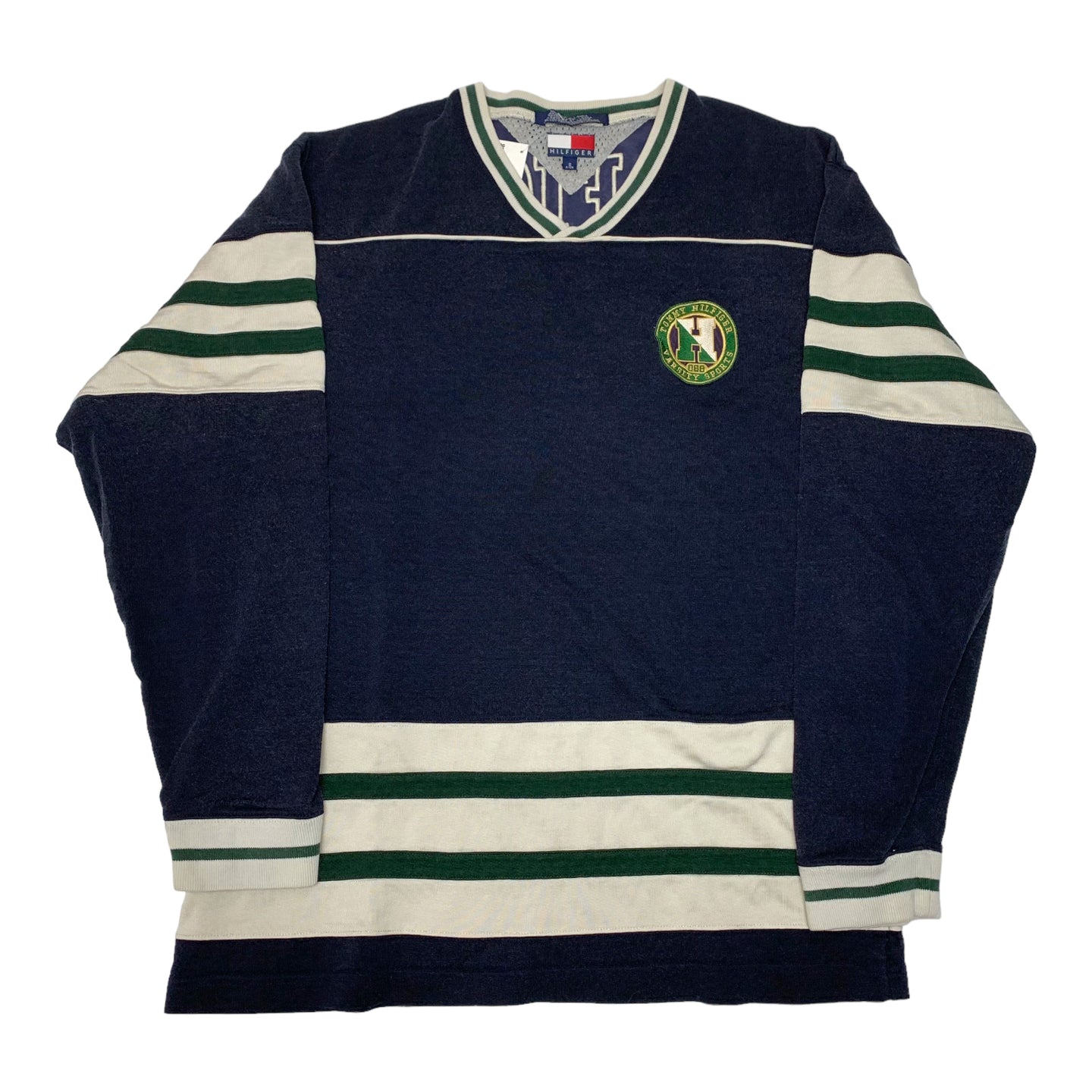 Vintage Tommy Hilfiger Hockey LS S
