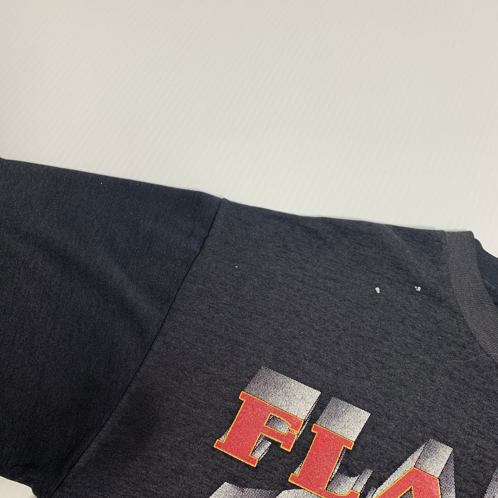 Vintage Calgary Flames Faded Tee L