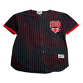 90s Chicago Bulls Ravens Pinstripe Baseball Jersey M