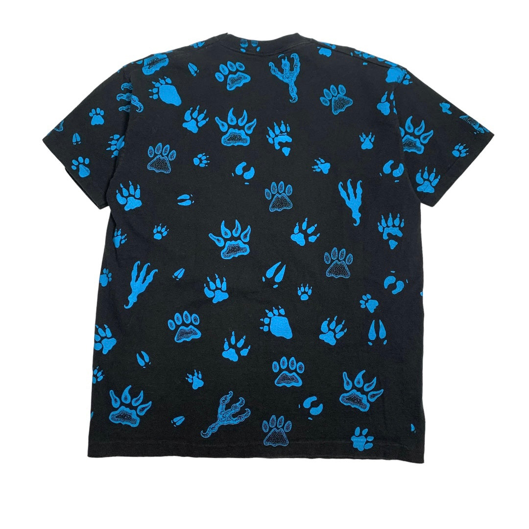 Vintage Wolf AOP Graphic Tee XL