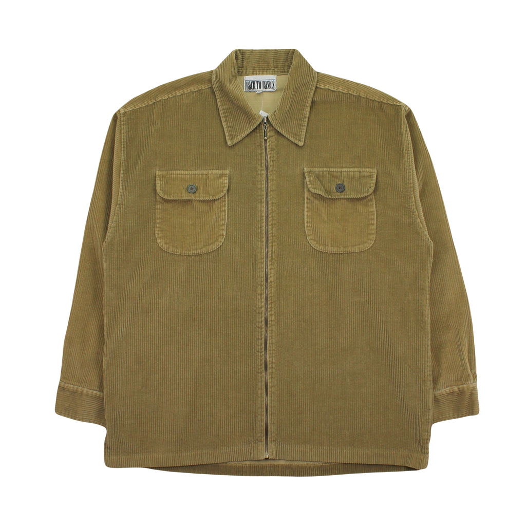Vintage Back To Basics Corduroy Zip Jacket L