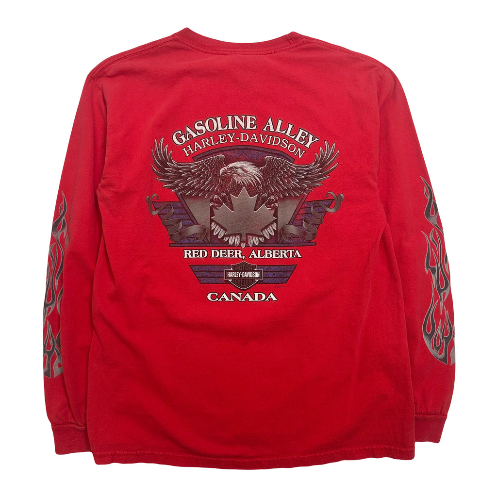Vintage Harley Davidson Red Deer Alberta Longsleeve M