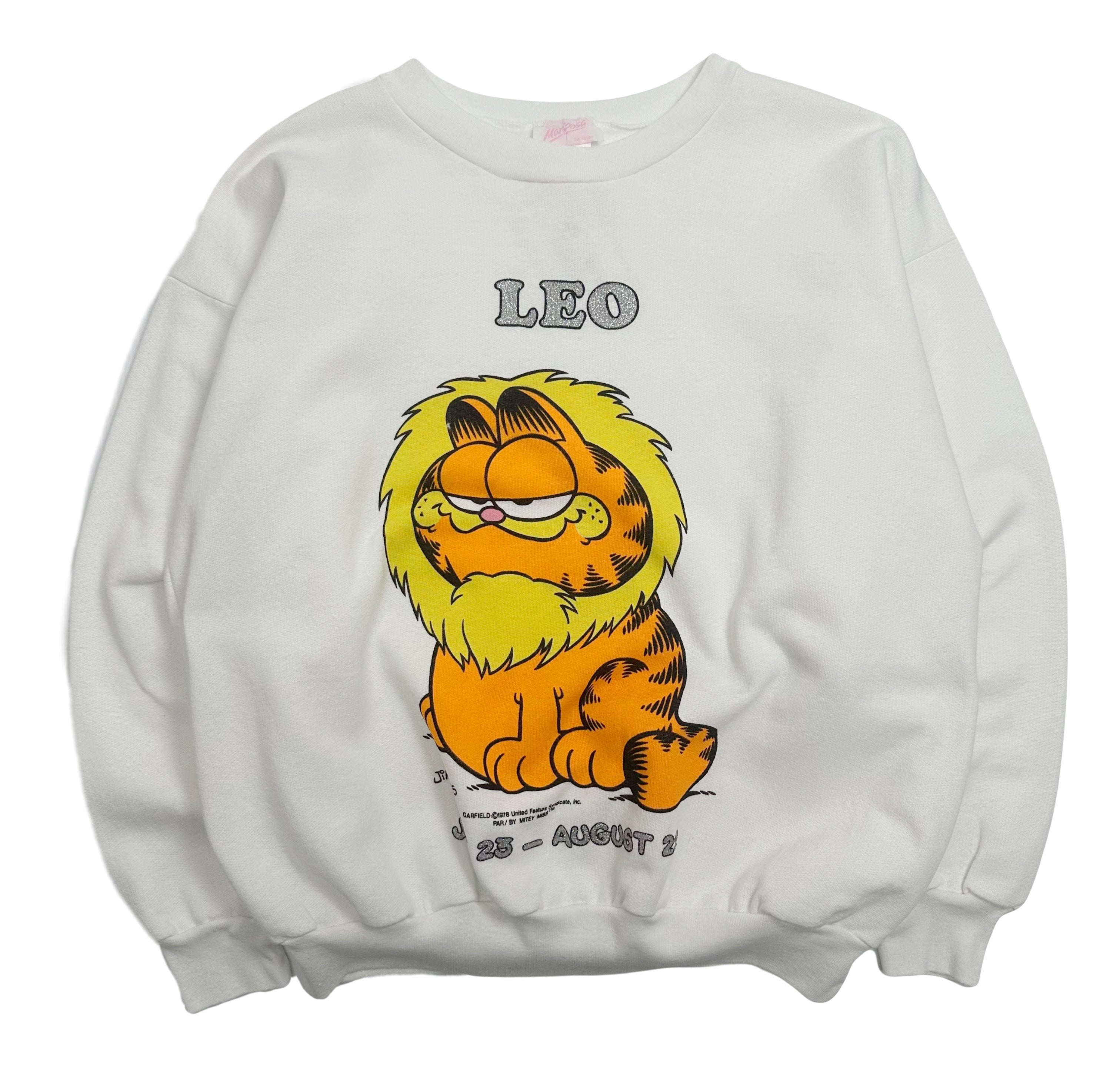 Vintage Garfield Leo Horoscope Crewneck L