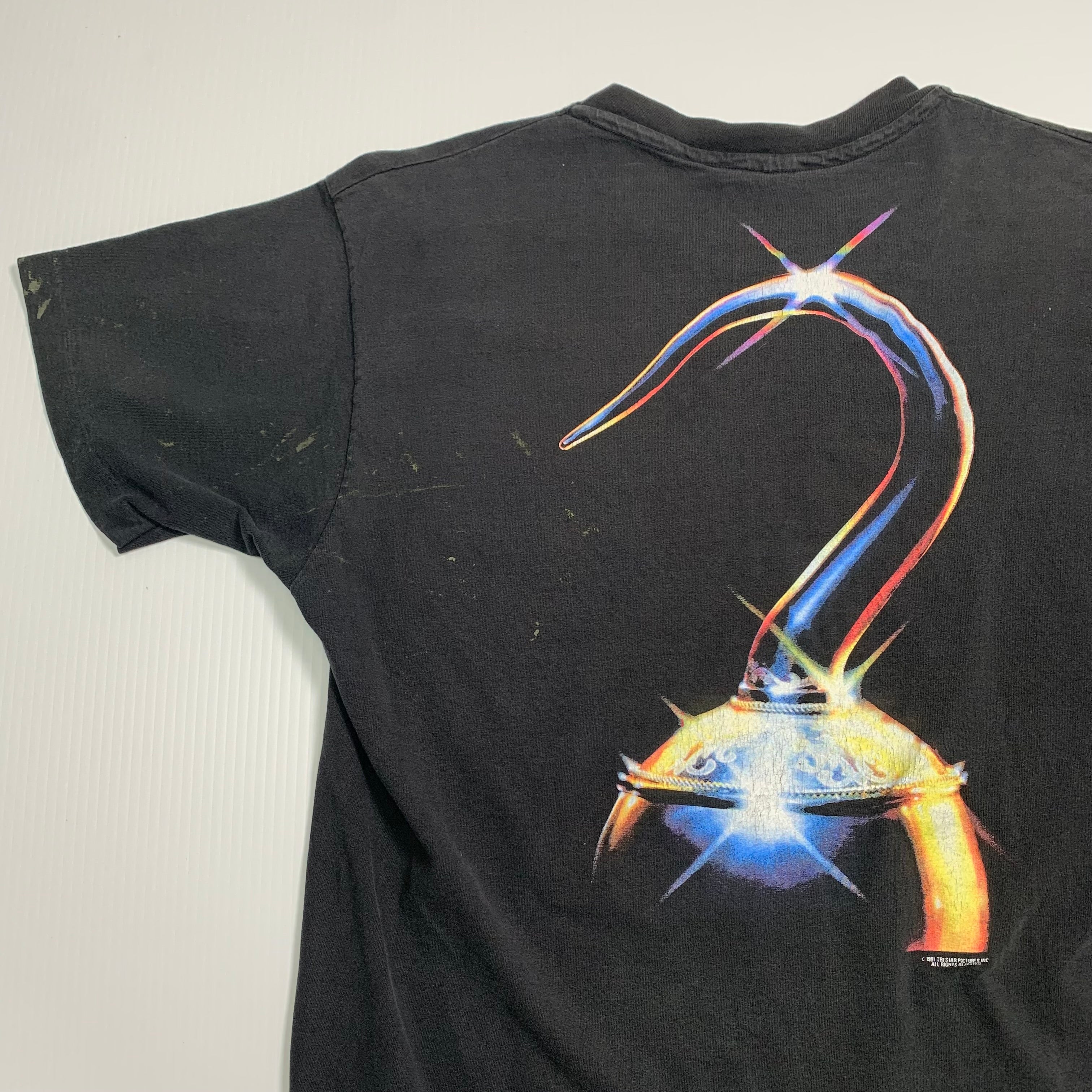 1991 Hook Distressed Movie Tee L