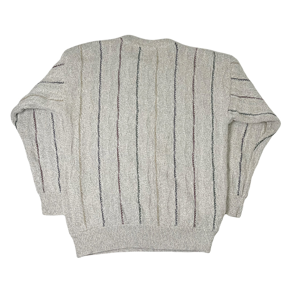 Vintage Northwoods Pattern Knit Sweater M