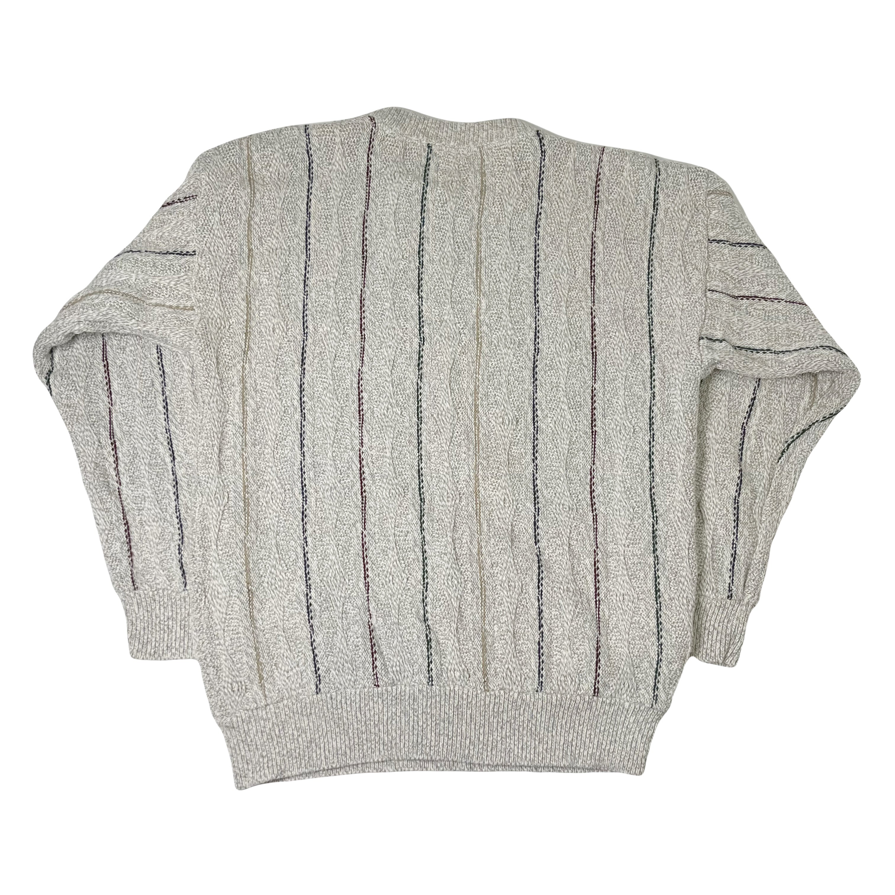 Vintage Northwoods Pattern Knit Sweater M