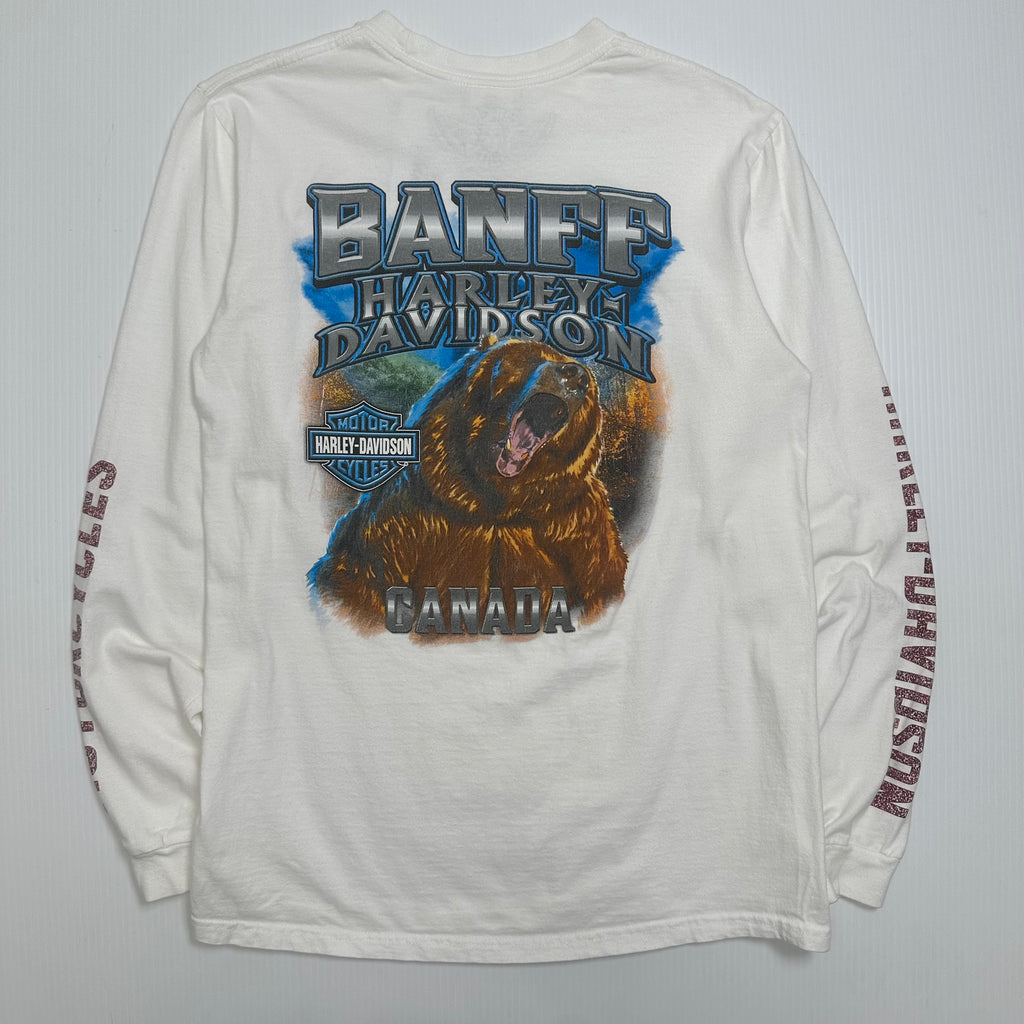Harley Davidson Banff Canada Longsleeve Shirt M