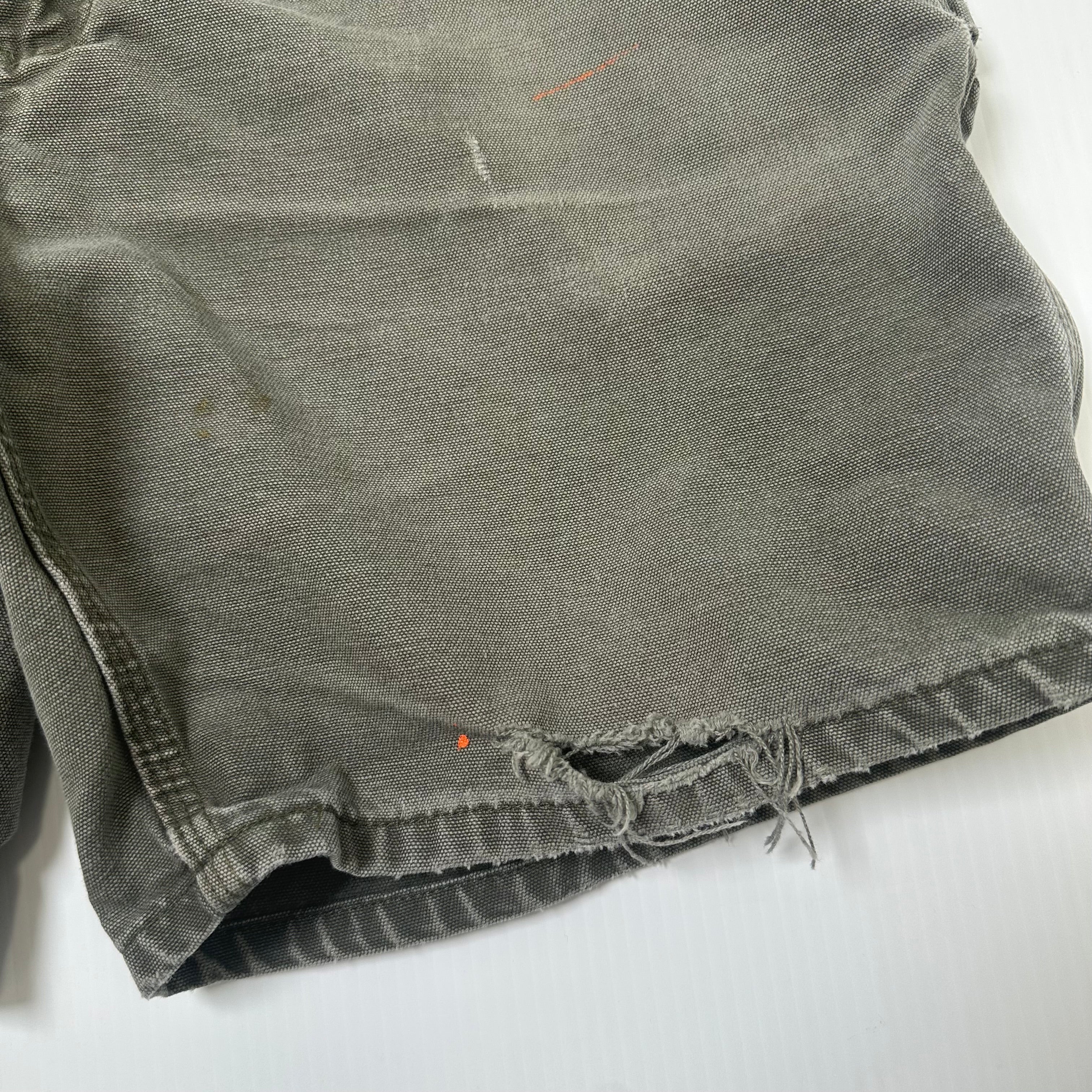 Vintage Carhartt Faded Workwear Denim Shorts 36