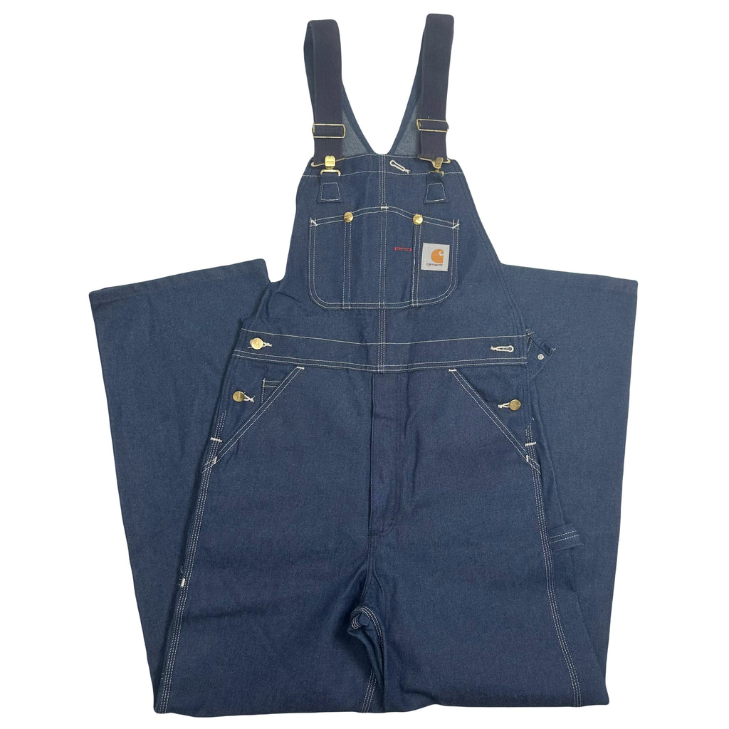 Carhartt Dark Wash Denim Overalls 32x32
