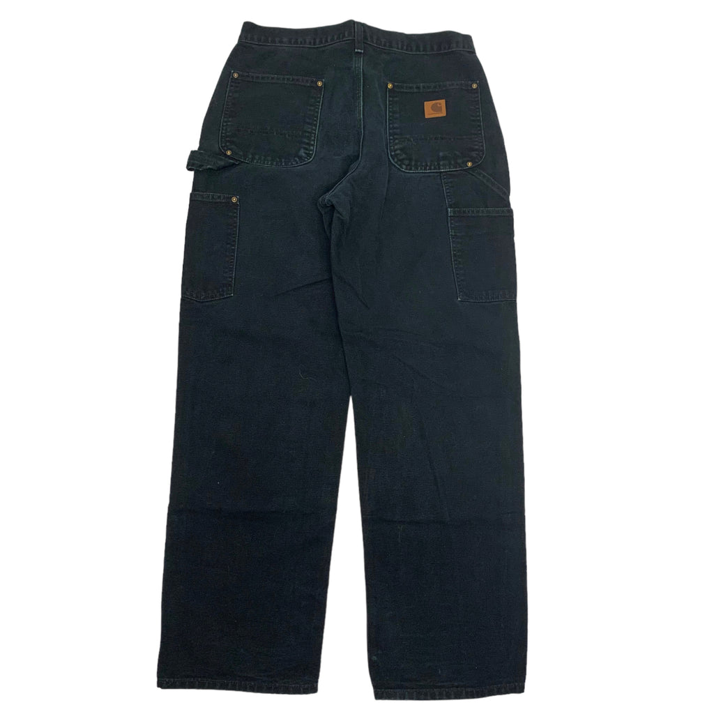 Carhartt Black Double Knee Denim 30x30 0717