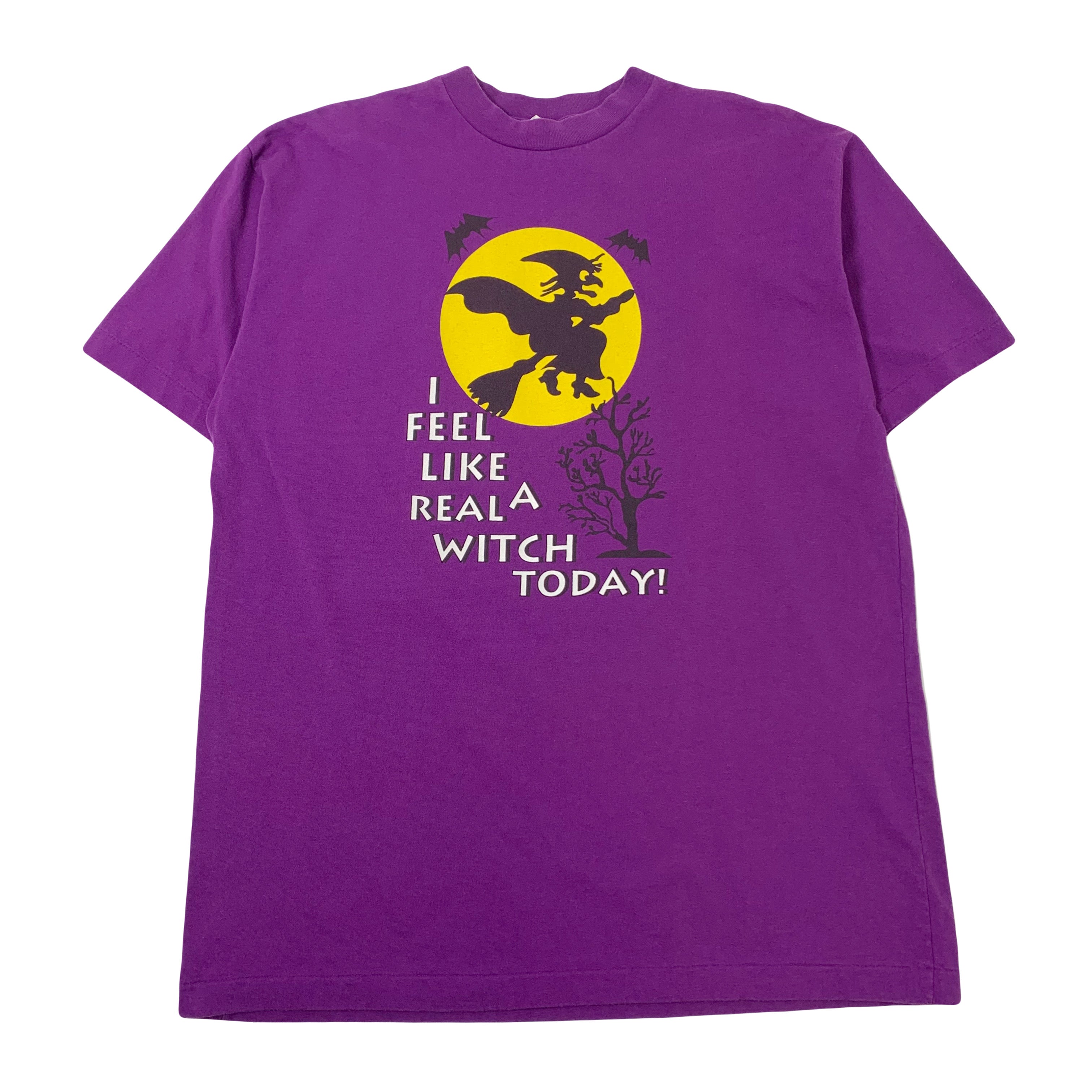 Vintage I Feel Like A Real Witch Today! Graphic Tee XL