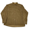 Prefab Brown Curduroy Button Up XL