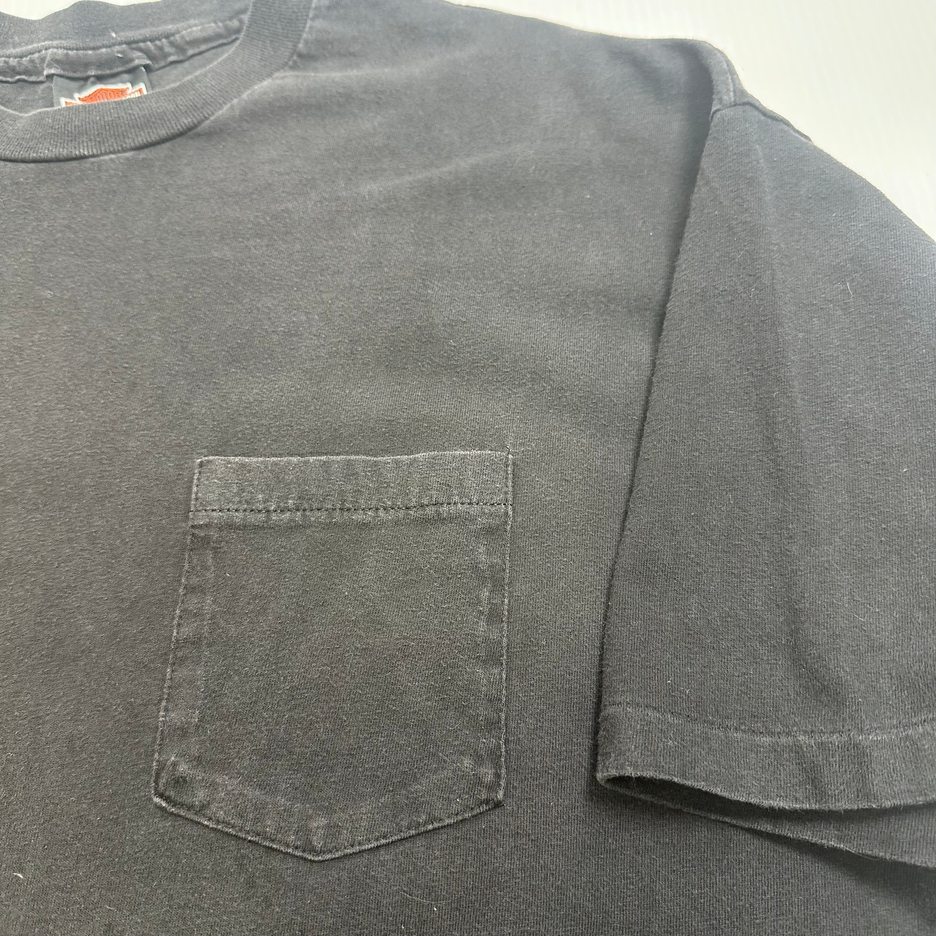 90s Harley Davidson Nashville Tennessee Eagle Pocket Tee XXL