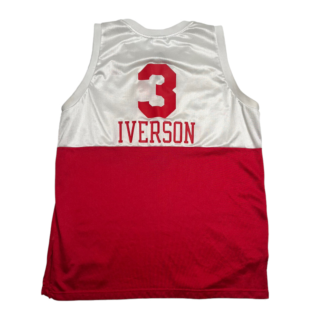 Reebok Philadelphia 76ers Allen Iverson Basketball Jersey L