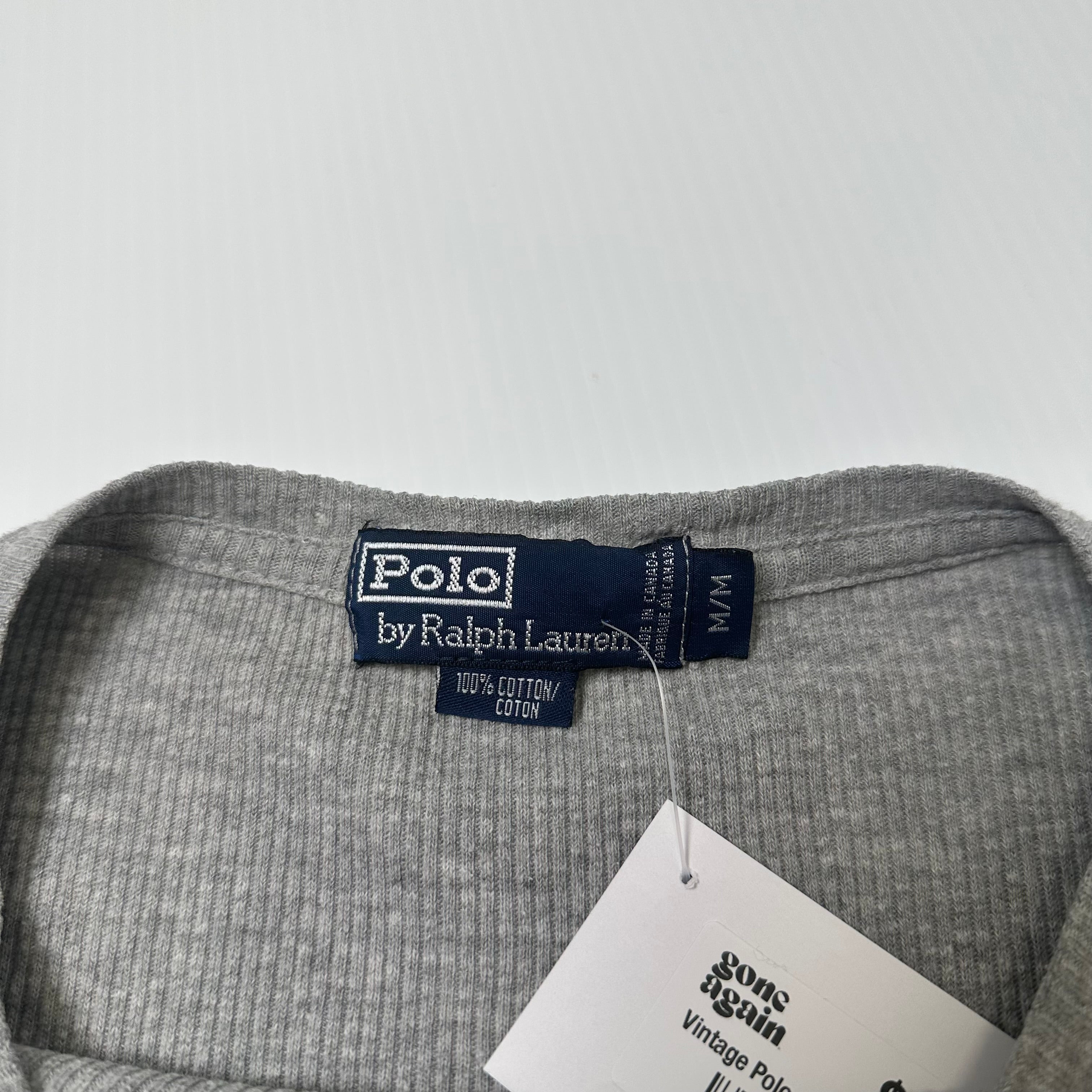 Vintage Polo Ralph Lauren Ribbed Tee M