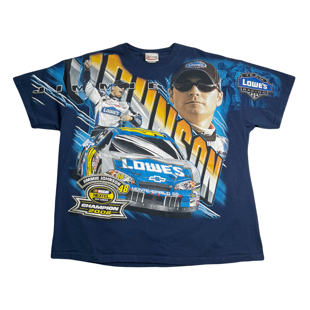 2006 Jimmie Johnson NASCAR Champion AOP Tee XXL