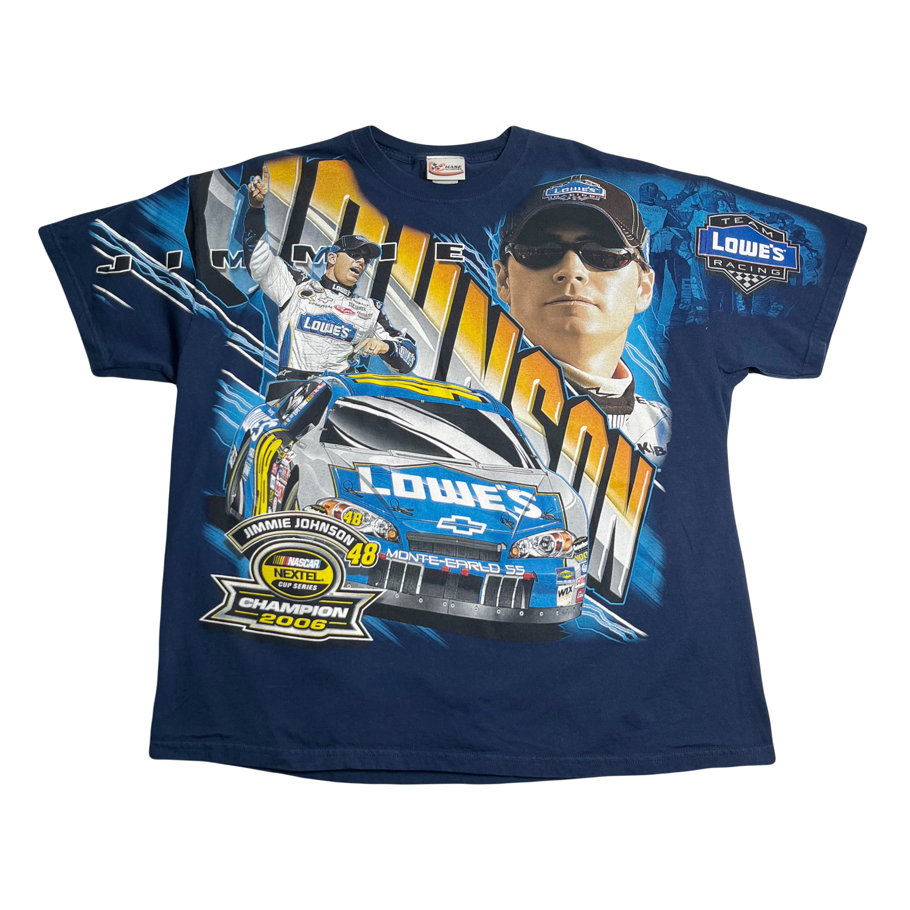 2006 Jimmie Johnson NASCAR Champion AOP Tee XXL