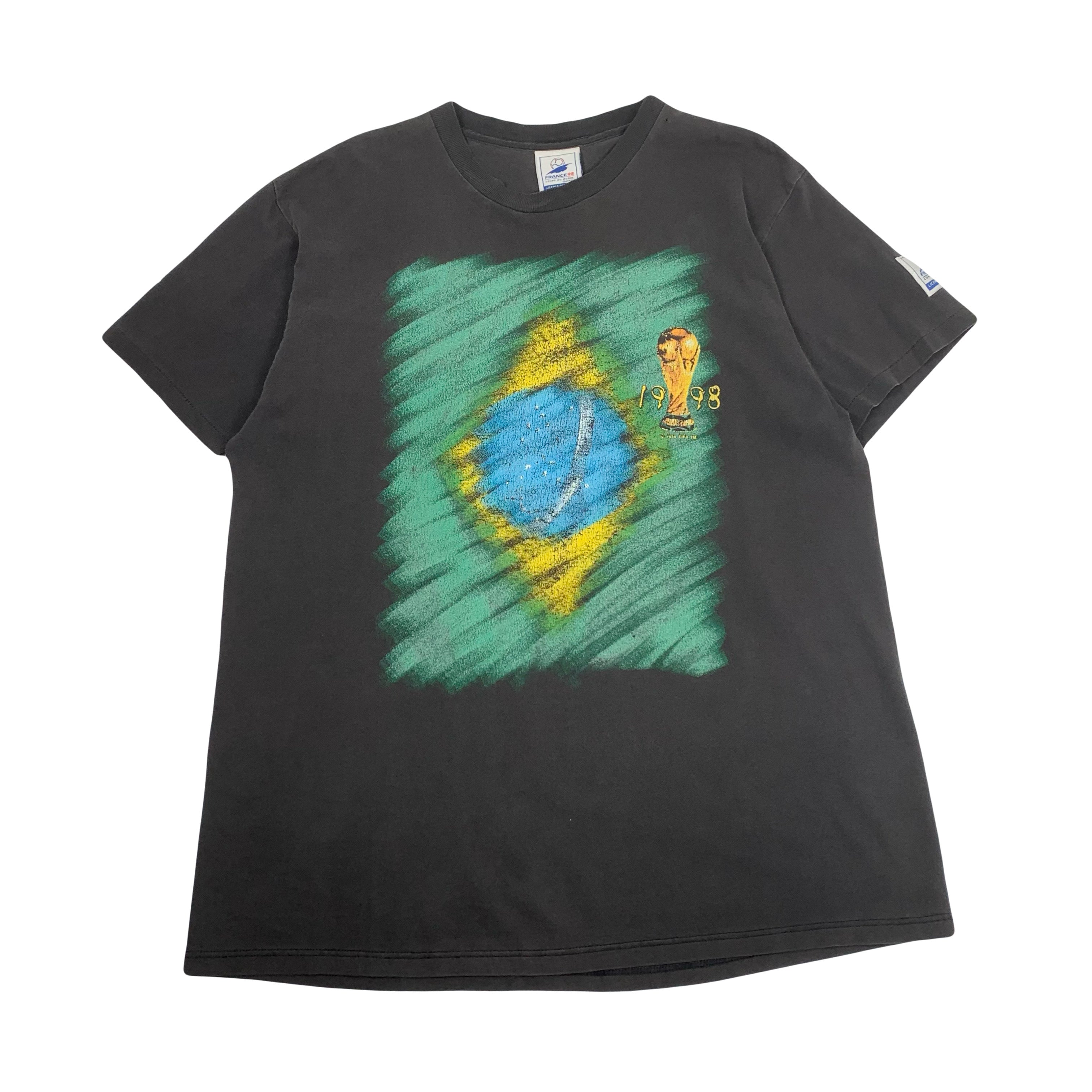 Adidas 1998 World Cup Brazil Flag Tee XL